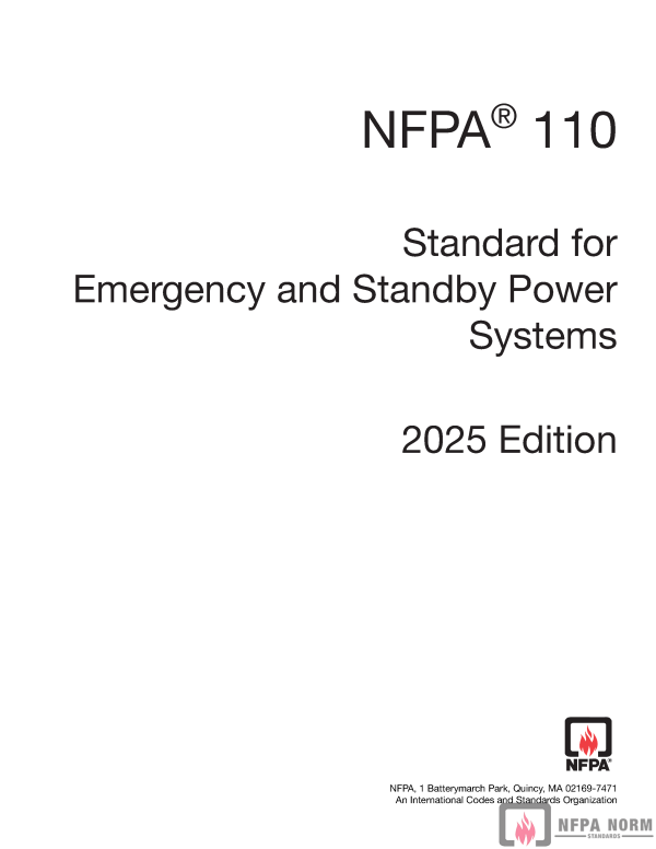 NFPA 110 PDF NFPA 110 PDF